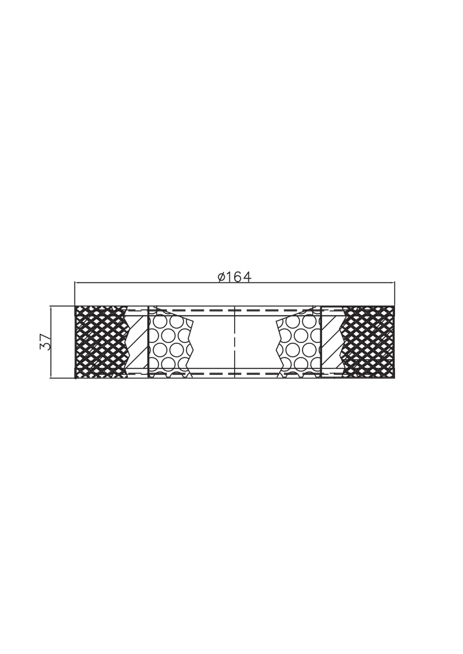 Dessin technique filtre Micro Sistem Air 1610.15